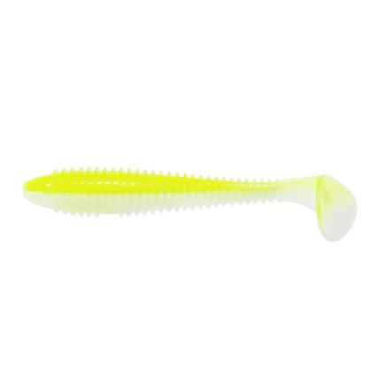Keitech 4.3" FAT Swing Impact Chartreuse Shad 11cm/11g/6pcs