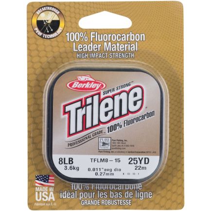 Berkley Trilene 100% Fluorocarbon Leader Clear 0.35mm/10.0kg/25m