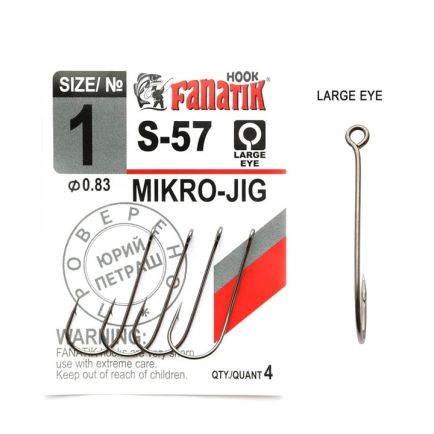 Fanatik Micro-Jig S-57 konks nr.6/5pc