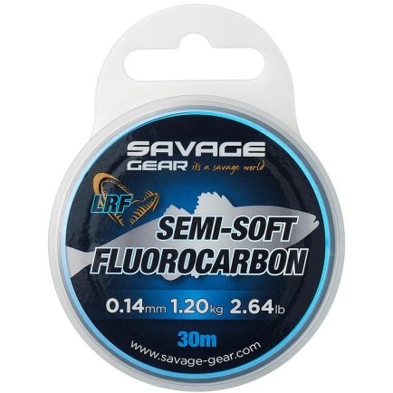 Savage Gear Semi-Soft Fluorocarbon LRF 0,14mm/1,2kg/30m/clear