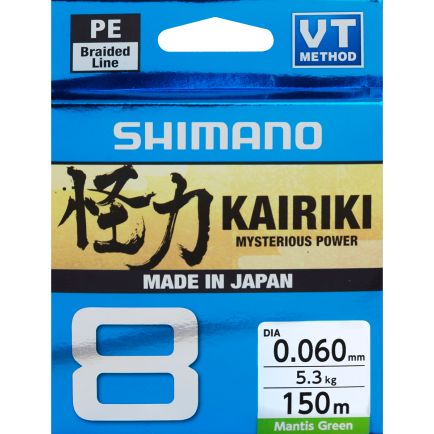 Shimano Kairiki 8 Mantis Green 0.23mm/22.5kg/150m