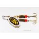 Mepps Black Fury Yellow Dot / Silver Nr 2 / 4,5g