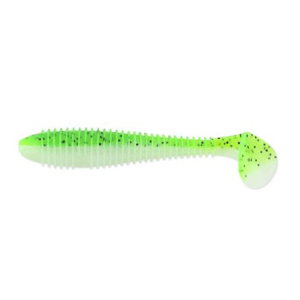 Keitech 4.3" FAT Swing Impact Chartreuse Pepper Shad 11cm/11g/6pcs