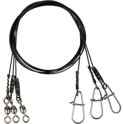 Savage Gear Black7 Trace Swivel/Needle Snap 30cm/0.45mm/11kg/3pcs