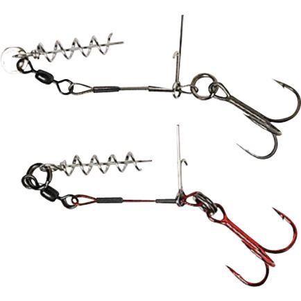 Savage Gear Carbon49 Corkscrew Stinger #3/0 /7cm/39kg/2pcs