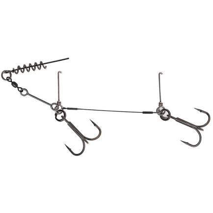 Savage Gear 1x7 Titanium Corkscrew Stinger 2x#1/0 /12cm/23kg/1pc
