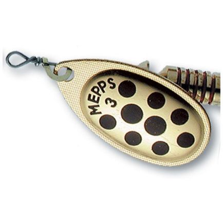 Mepps Aglia Gold/Black Dots #2 / 4,5g 