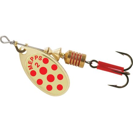 Mepps Aglia Gold/Red Dots #2 / 4,5g 