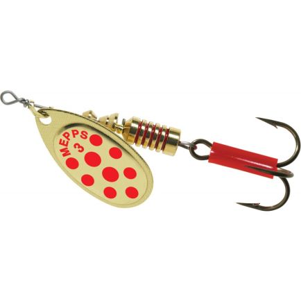 Mepps Aglia Gold/Red Dots #3 / 6,5g