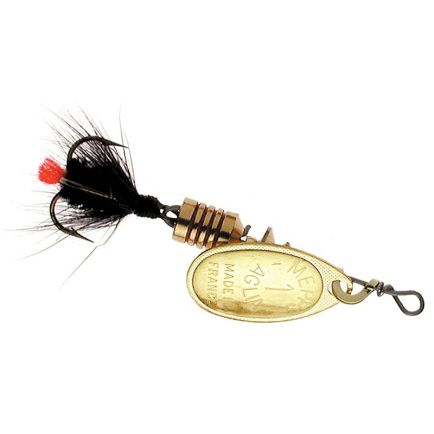 Mepps Aglia Mouche Gold/Black Tail #2 / 4.6g