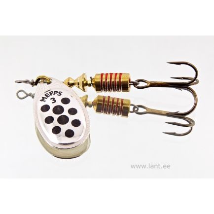Mepps Aglia Silver/Black Dots #4 / 9g 