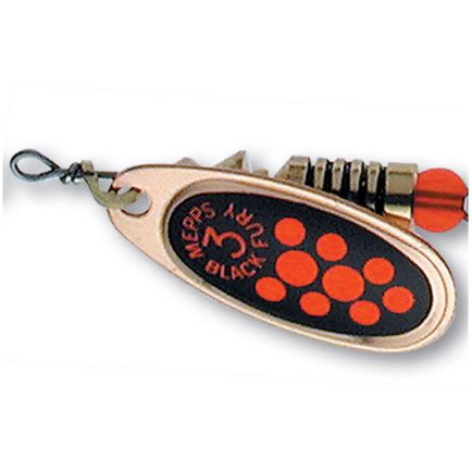 Mepps Black Fury Orange Dot / Copper Nr 3 / 6,5g
