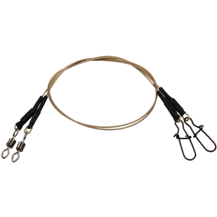 DAM Coated Core49 Spin Leader #4/30cm/20kg/2pcs