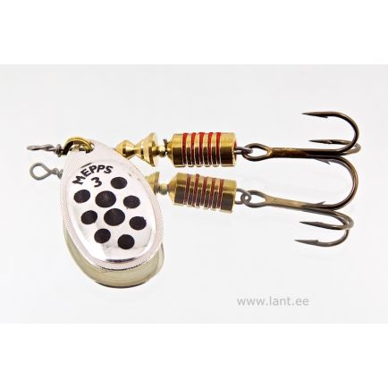Mepps Aglia Silver/Black Dots #3 / 6,5g