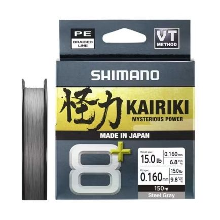 Shimano Kairiki 8+ Grey 0.16mm/9.8kg/150m