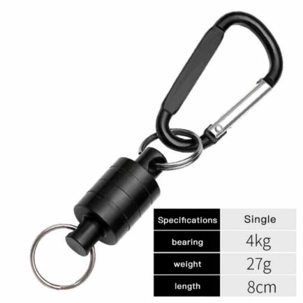 Lureshop.eu Magnetic Clip Net Holder 8cm/4kg