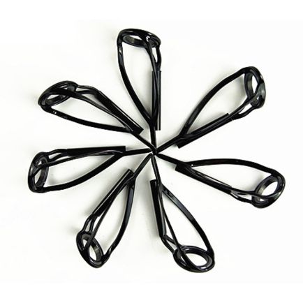 Lureshop.eu Spinning Rod Spare Top Ring Black 5mm/2.2mm