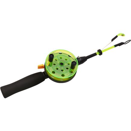 Patriot Ice Classic Large 75mm Spool Ice Fishing Rod with Adjustable Indicator Tip