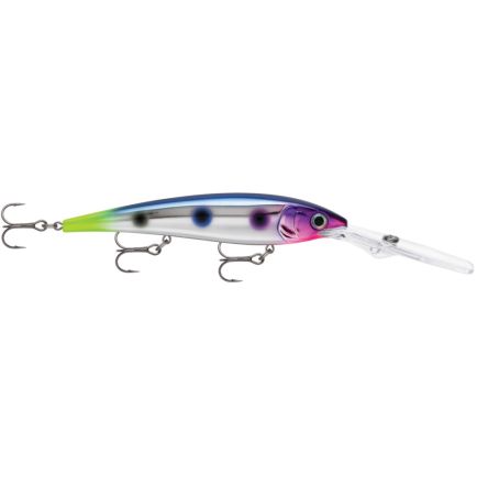 Rapala Gold Miner Chrome Blue Hot Tail trolling lure 12cm/21g