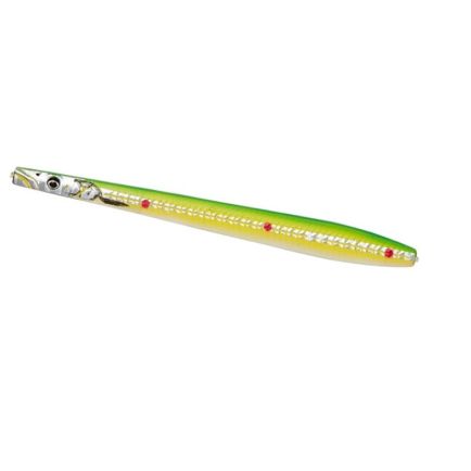 Savage Gear Line Thru Sandeel Nail Fluo Green 12cm/26g 