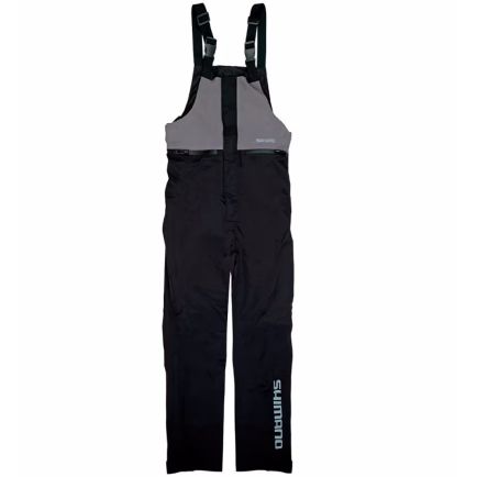 Shimano Rain Bib and Brace Padded Black #L