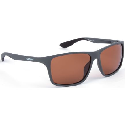 Shimano Polarised Eyewear MC Technium Matte Dark Grey & Copper