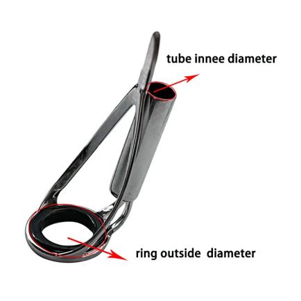 Lureshop.eu Spinning Rod Spare Top Ring Chrome 4mm/1.4mm