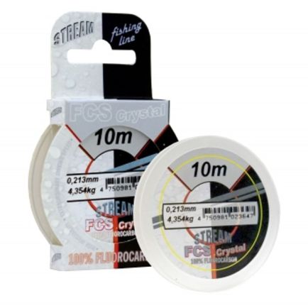 Stream FCS Crystal 100% Fluorocarbon 0.185mm/3.289kg/25m