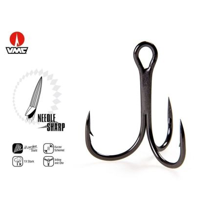 VMC 1x Inline Treble Hooks 7547BN #1/5pcs 