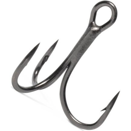 VMC 2x-Strong Inline Treble 7554 Black Nickel #2/0 /5pcs