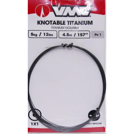 VMC Knotable Titanium 0.35mm/9kg/4.5m