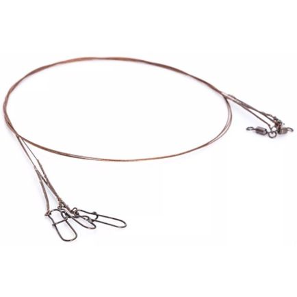 VMC Multiflex C728 stainless steel leader 0.28mm/27cm/7kg/3pc