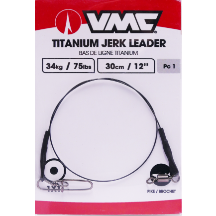 VMC Titanium Jerk Leader 34kg/30cm