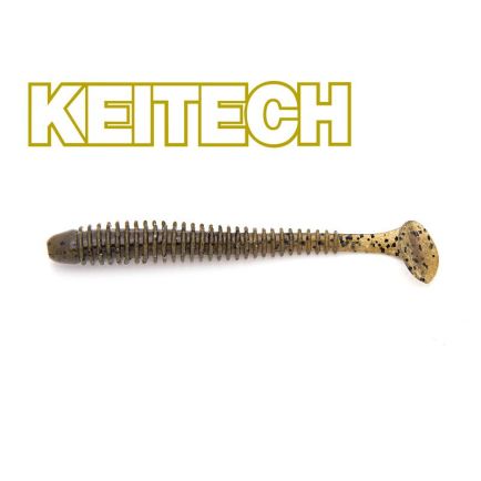 Keitech 2.5" Swing Impact Green Pumpkin PP 6cm/1g/10pcs