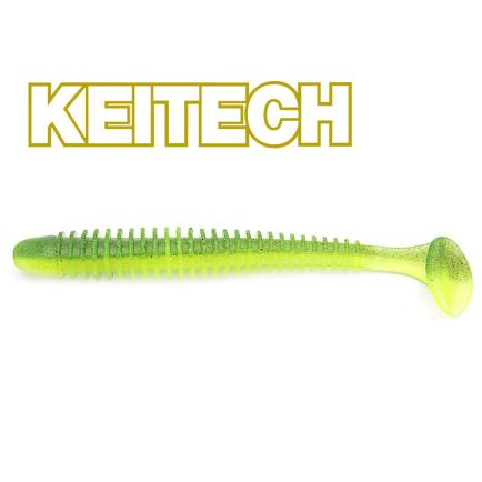 Keitech 4.5" Swing Impact Lime/Chartreuse 12cm/9g/6pcs