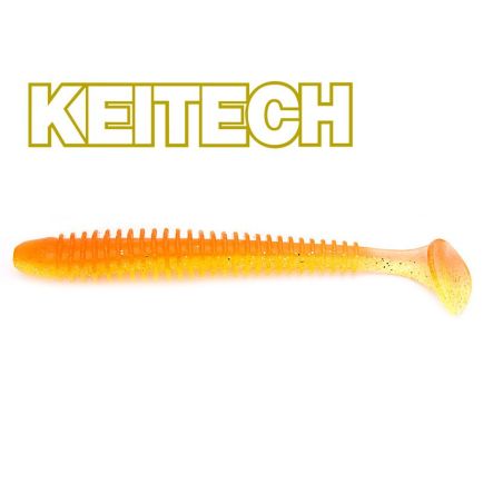 Keitech 4.5" Swing Impact Orange Shiner 12cm/9g/6pcs