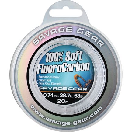Savage Gear 100% Soft Fluorocarbon 1.00mm/50.5kg/15m