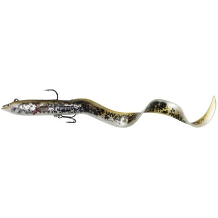 Savage Gear Real Eel Ready to Fish Olive Pearl PHP 30cm/80g