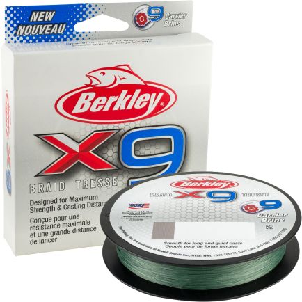 Berkley X9 Braid LowVis Green 0.20mm/20.6kg/150m