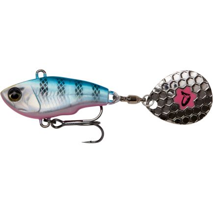 Savage Gear Fat Tail Spin Blue Silver Pink 6.5cm/16g