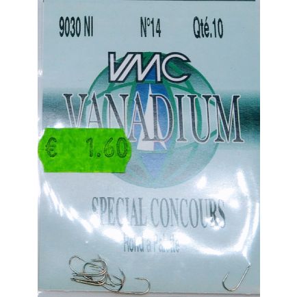 VMC Vanadium hooks 9030 No 14/10pcs